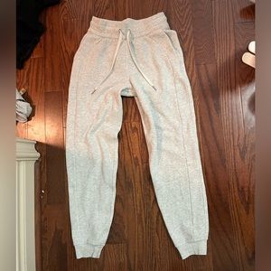 lululemon athletica Light Gray Track Joggers